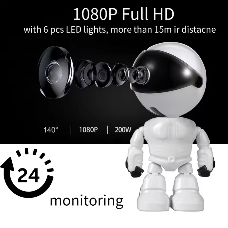 Smart Home Camera Ezviz - Robot inteligente WiFi Cámara IP 1080P