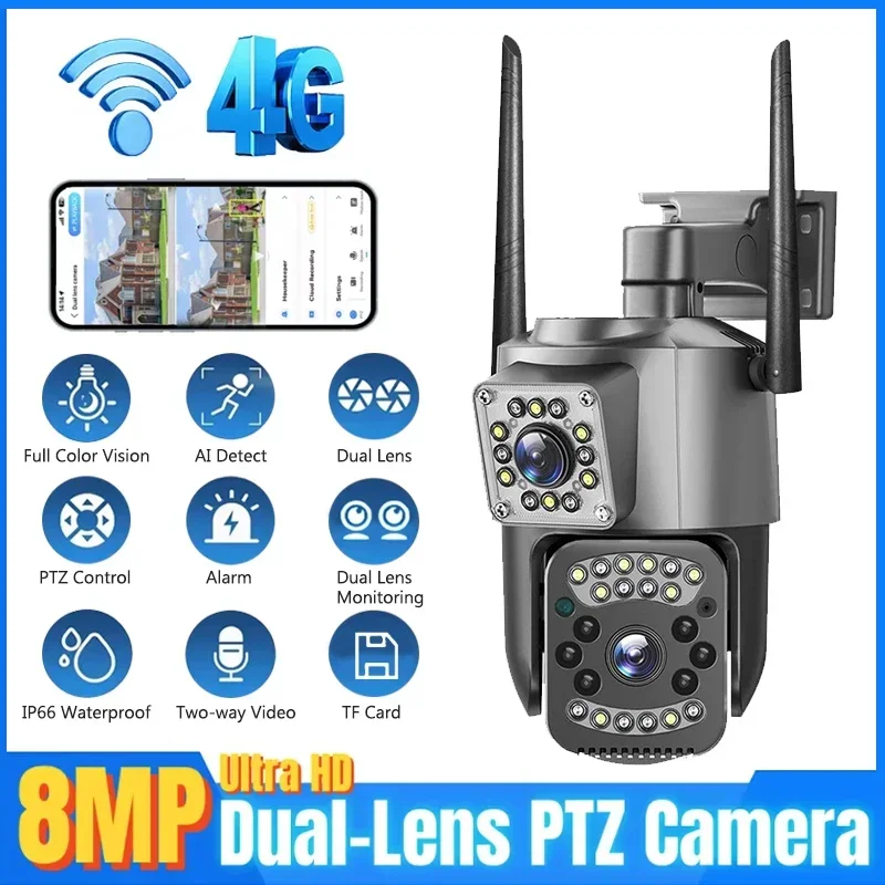 Smart Home Camera Ezviz - Cámara IP WIFI de 8MP, 4K,