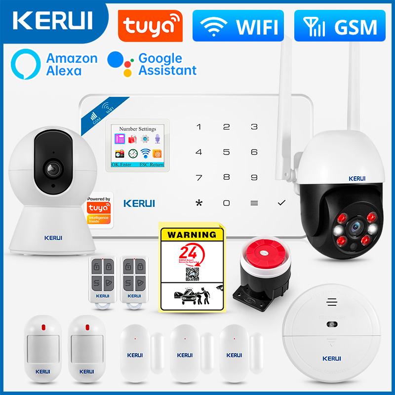 Smart Home Video - KERUI-sistema de alarma W181, seguridad para