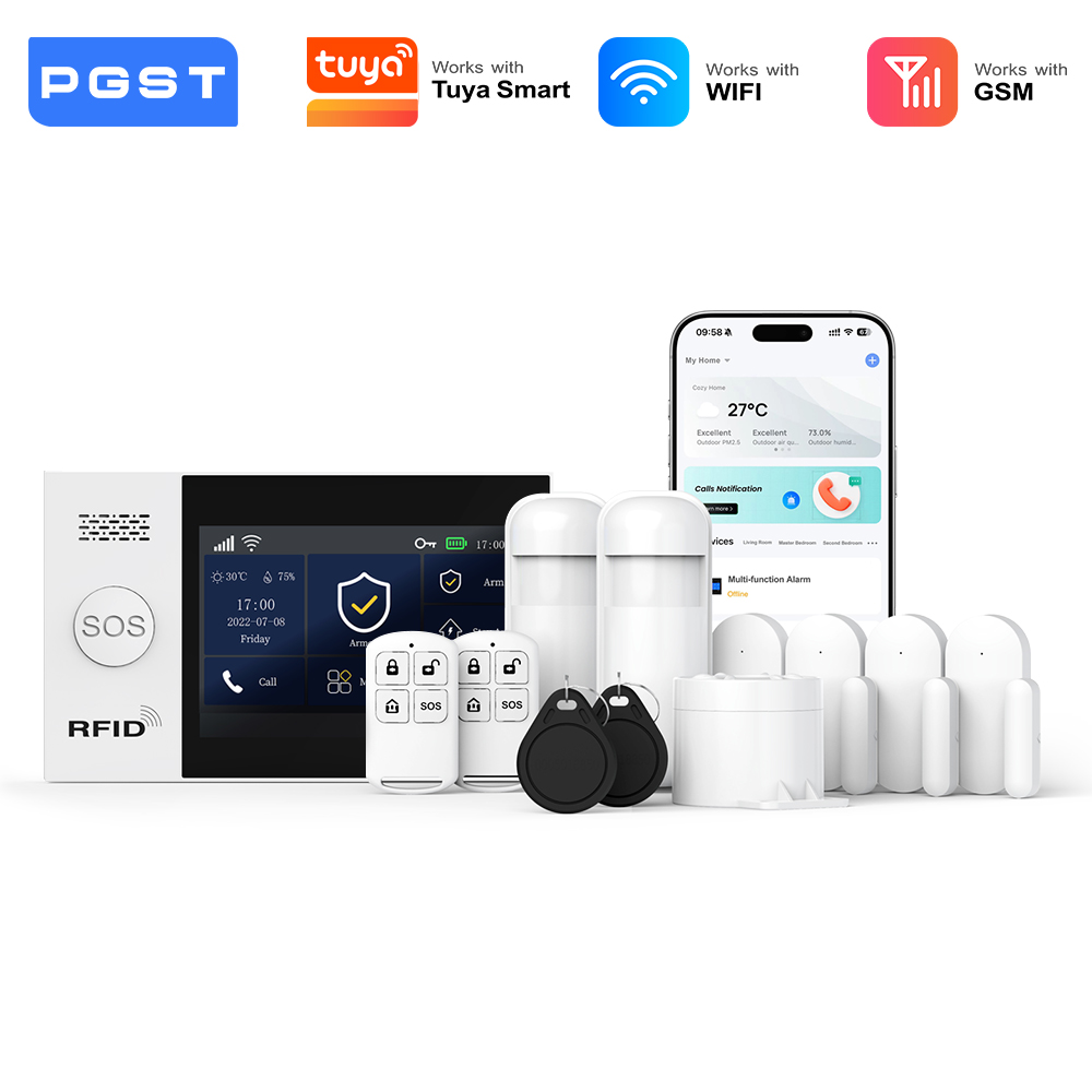 Smart Home Wiser - PGST sistema alarma antirrobo WiFi 2G
