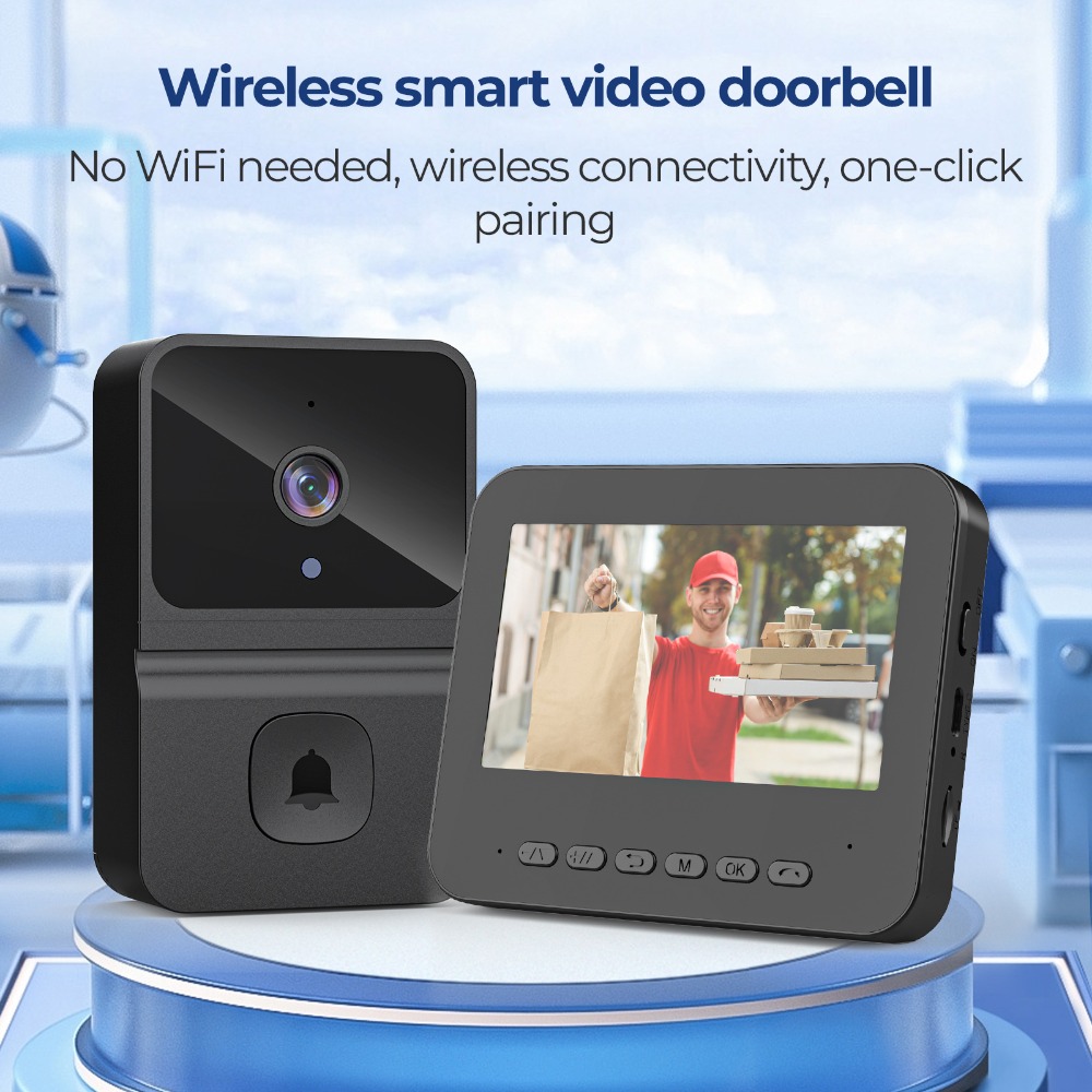 Smart Home Video - Videoportero Inalámbrico Inteligente con Pantalla de