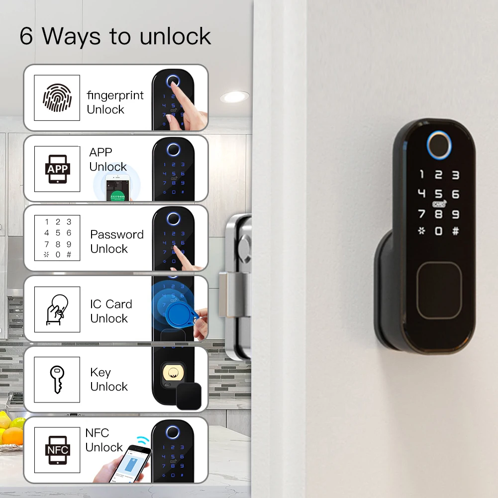 MOES-cerradura inteligente con - Smart Home Door Lock reseña y precio