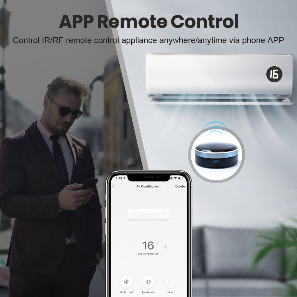Tuya IR RF 433/315 Universal W - Universal Remote Smart Home reseña y precio