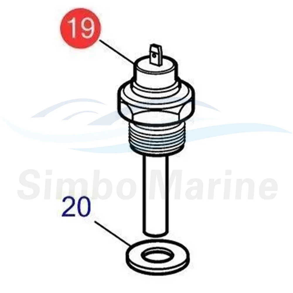 Sensor de temperatura de 3/8 p - Temperature Sensor reseña y precio