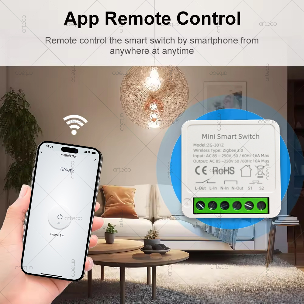 ZigBee 3,0 Mini interruptor in - Smart Home Hub 2 reseña y precio