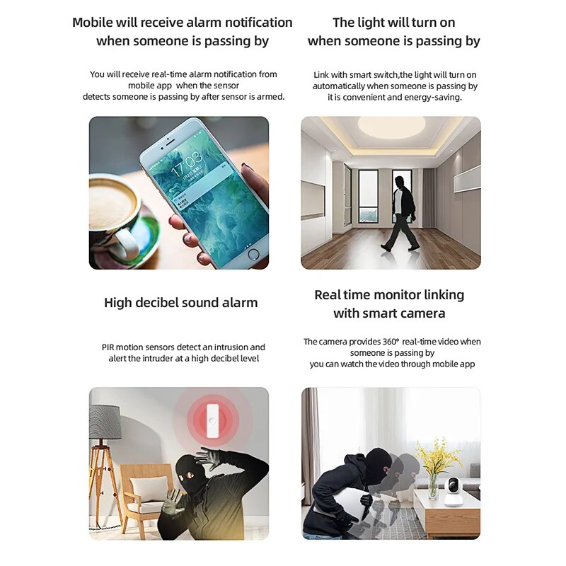 Tuya WiFi Zigbee PIR Sensor de - Smart Home Wiser reseña y precio