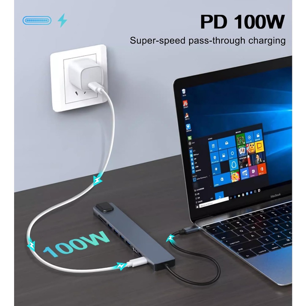 Hub USB C 8 en 1/2, 7 en 1/2,  - Smart Home Hub 2 reseña y precio